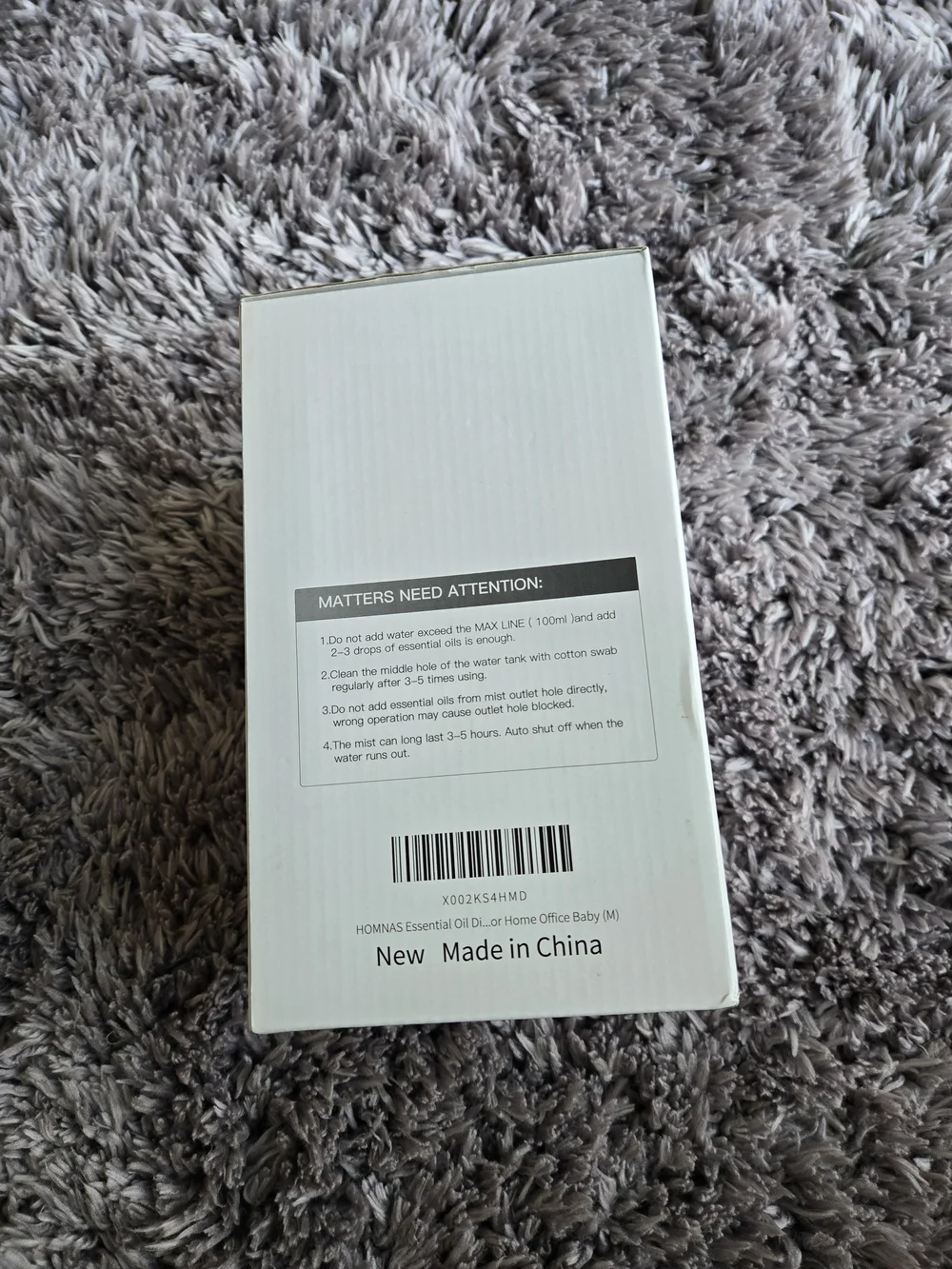 homnas Essential Oil Diffuser